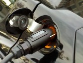 Close up of a Tesla Charging (Photo Credit: Mary Ellen Kustin/NWF)