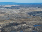 Aerial shot of Alberta tar sands taken during NWF flyover.