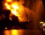The Deepwater Horizon on fire (photo: US Coast Guard)