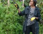 Michelle Obama in the White House Garden