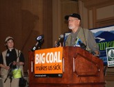 Ed Perry speaks on behalf of fishermen concerned about mercury contamination