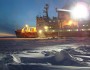 The Canandian Coast Guard ship Amundsen on an ice floe in the Beaufort Sea (photo: flickr/indigo-)