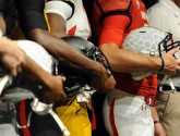 Best helmet ever. (Courtesy Greg Fiume, Maryland Athletics)