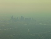 Smog envelopes downtown Houston, TX (Flickr's Rick Kimpel)
