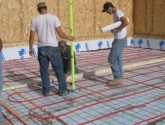 Radiant floor heating Eastern Wyoming College