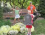Picking up trash at our neighborhood clean-up
