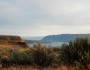 Wanapum dam and reservoir on the Columbia near Vantage, WA (Photo by Bryn Fluharty)