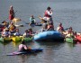 Kayakers, SUPers and boaters join together for a Clean Water Act celebration on the Potomac River. NWF Photo by Jan Goldman-Carter.