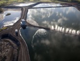 Coal Ash Sludge Ponds in Colstrip, Montana