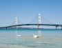 Enbridge's Line 5 pipeline runs under the straits of Mackinac. Photo: MDOT