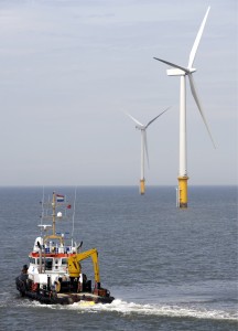 Offshore Wind Turbines in the Irish Sea (Siemens Press)