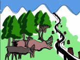 xmas caribou