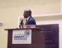 Van Jones gets the crowd excited about creating a green collar economy.