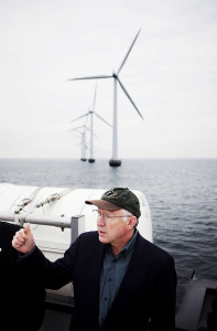 Former U.S. Secretary of the Interior Ken Salazar visiting a wind farm in Copenhagen (flickr/The Danish Wind Industry Association)