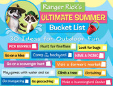 Ranger Rick's Summer Bucket List