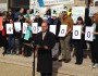 Congressman Waxman speaks in front of EPA building.