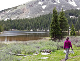 Hiking, backpacking, camping, and fishing are just a few of the many values enjoyed by visitors to Western public lands like Colorado's Collegiate Peaks Wilderness. (Photo by Russell Bassett)