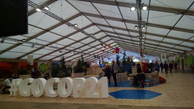 The Climate Generations Area at COP21 in Paris, which is open to both badged delegates and the public. Photo by Emily Becker