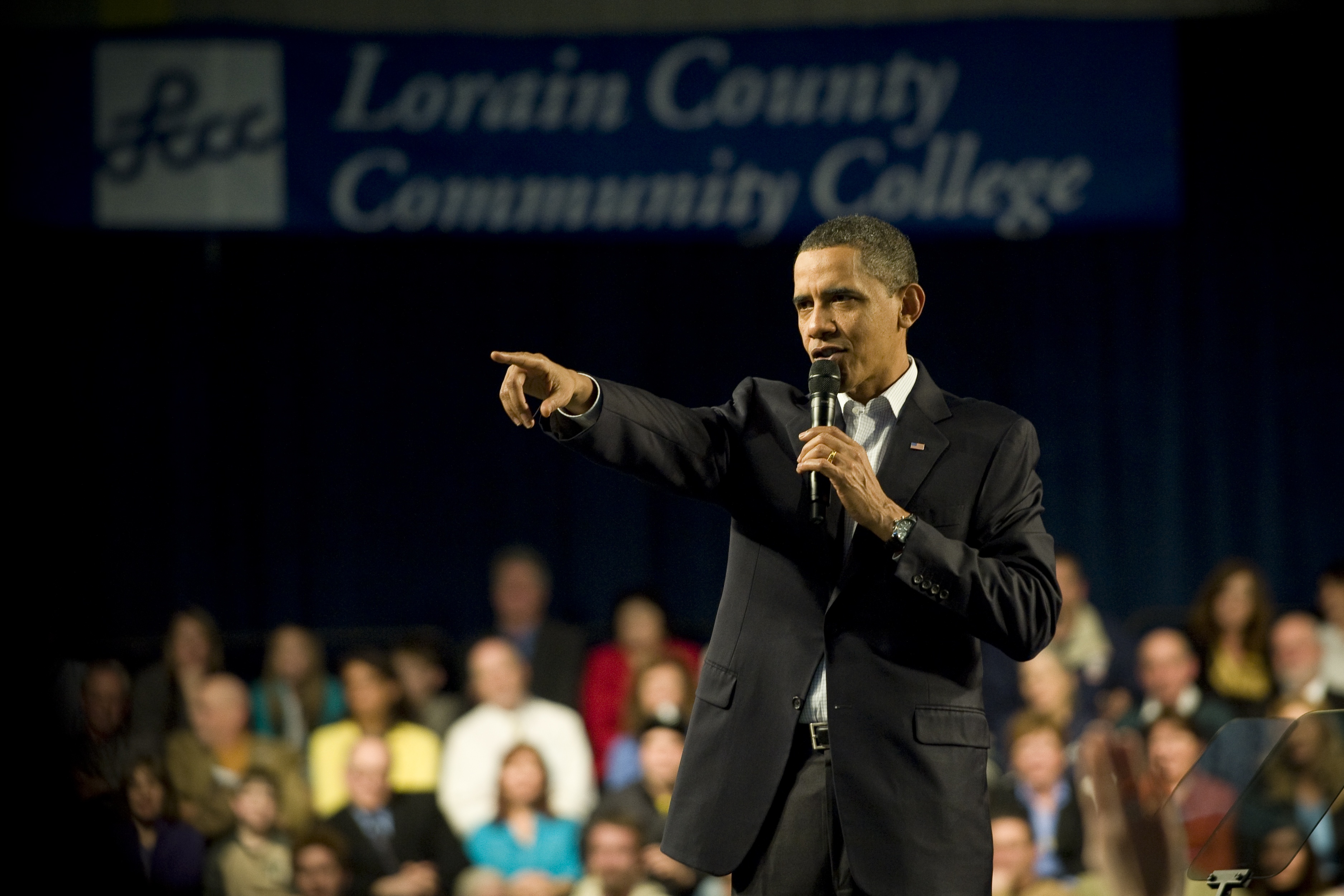 President Obama at Lorain Community College