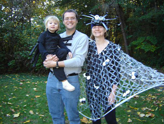 Spider's Web Halloween costume from 2005