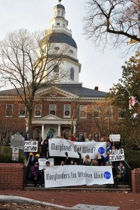 March to the State House Following Citizen's Offshore Wind Conference