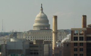 Power plant in front of U.S. Capitol