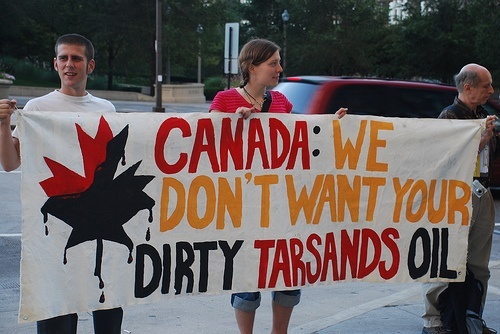 Tar Sands protesters via Rainforest Action Network/Flickr