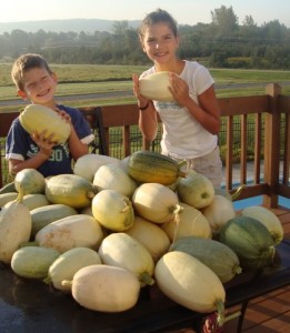 Seth and Carmen Celebrating Nature's Bounty 