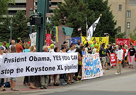 Minnepolis Protest Obama speech