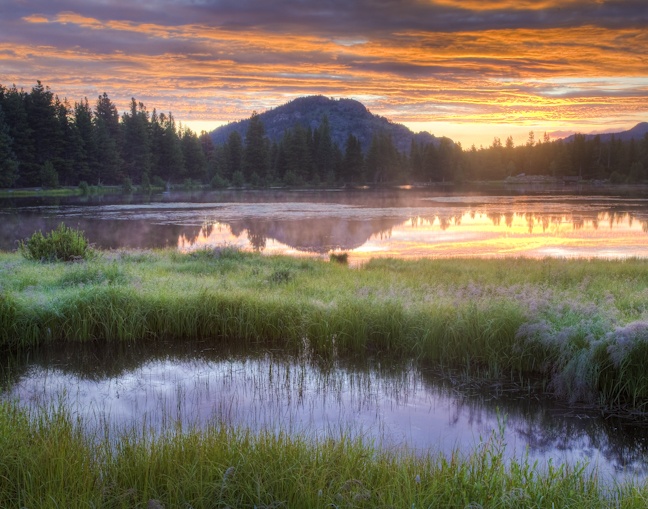 Sprague Lake, Rocky Mountain National Park by Tom Wood