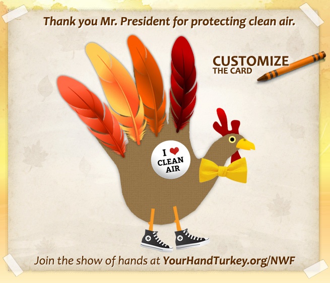 Hand Turkey Holiday Card