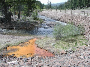 Discharge from Mike Horse Mine, Colorado