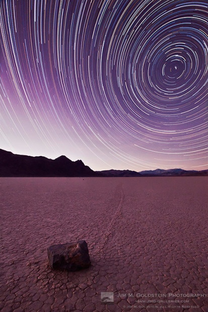 Racetrack Star Trails.