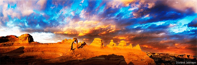 Sunset over Delicate Arch