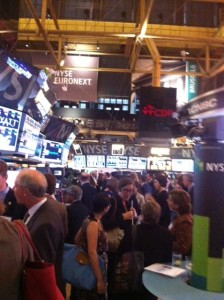 Climate Change report launch party at NYSE