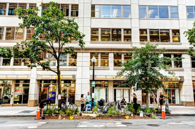 We tossed together a quick little Certified Wildlife Habitat in a parking spot in front of our National Advocacy Center in downtown Washington D.C. for Park(ing) Day. 