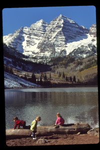 Maroon Bells, one of the most photographed places in Colorado, is closed to visitors during the shutdown. (Ann Morgan)