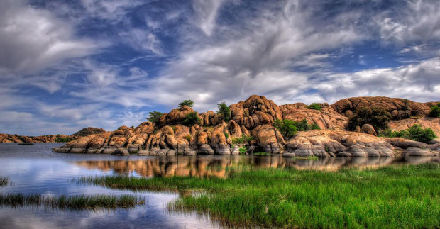 Willow Lake Park in Arizona operated by the City of Prescott.