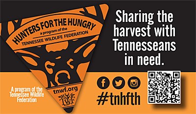 Tennessee Wildlife Federation created QR code cards to help raise awareness of its Hunters for the Hungry program.
