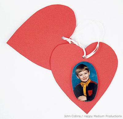 peek-a-boo valentines craft