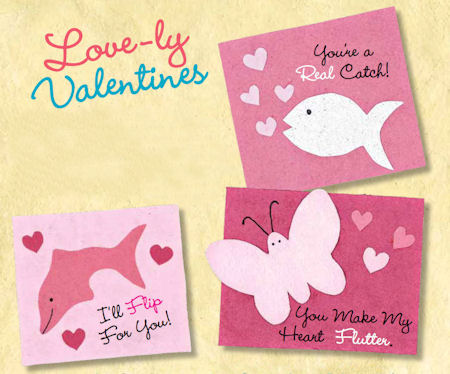 wildlife-themed valentine cards