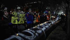 Anti-Keystone vigil in Washington, DC.  Photo by Credo Action