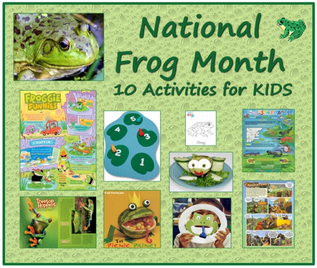 10 frog activities for National Frog Month