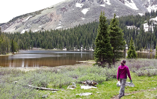 Hiking, backpacking, camping, and fishing are just a few of the many values enjoyed by visitors to Western public lands like Colorado's Collegiate Peaks Wilderness. (Photo by Russell Bassett)