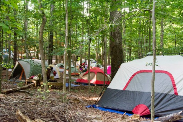 Tents at GABC in Atlanta