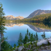 Edna Lake in Sawtooth Wilderness, Idaho