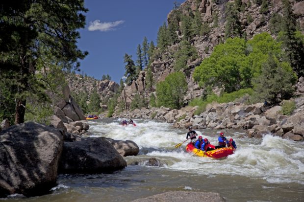 The Arkansas River through Browns Canyon is one of the country's most popular whitewater destinations. Photo by John Fielder