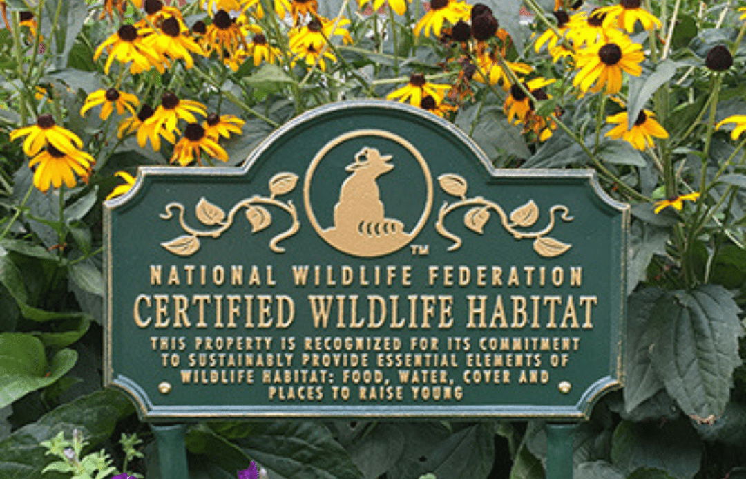 garden for wildlife sign