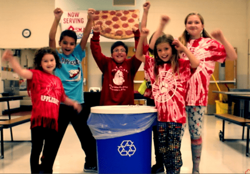 Eco-tool boxes will help Freehold students increase recycling school wide. Photo by C. Richard Applegate School