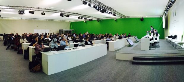 NWF’s official side event inside the badged area at COP21. Photo by Simon Hall